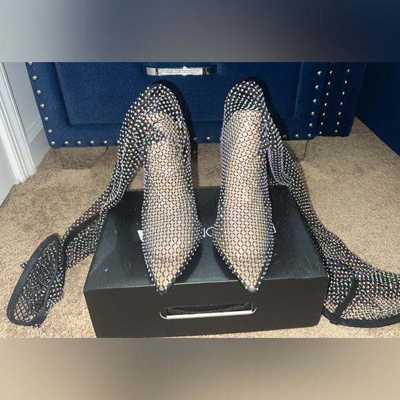 Rhinestone Heel Boot - Picture 4 of 11